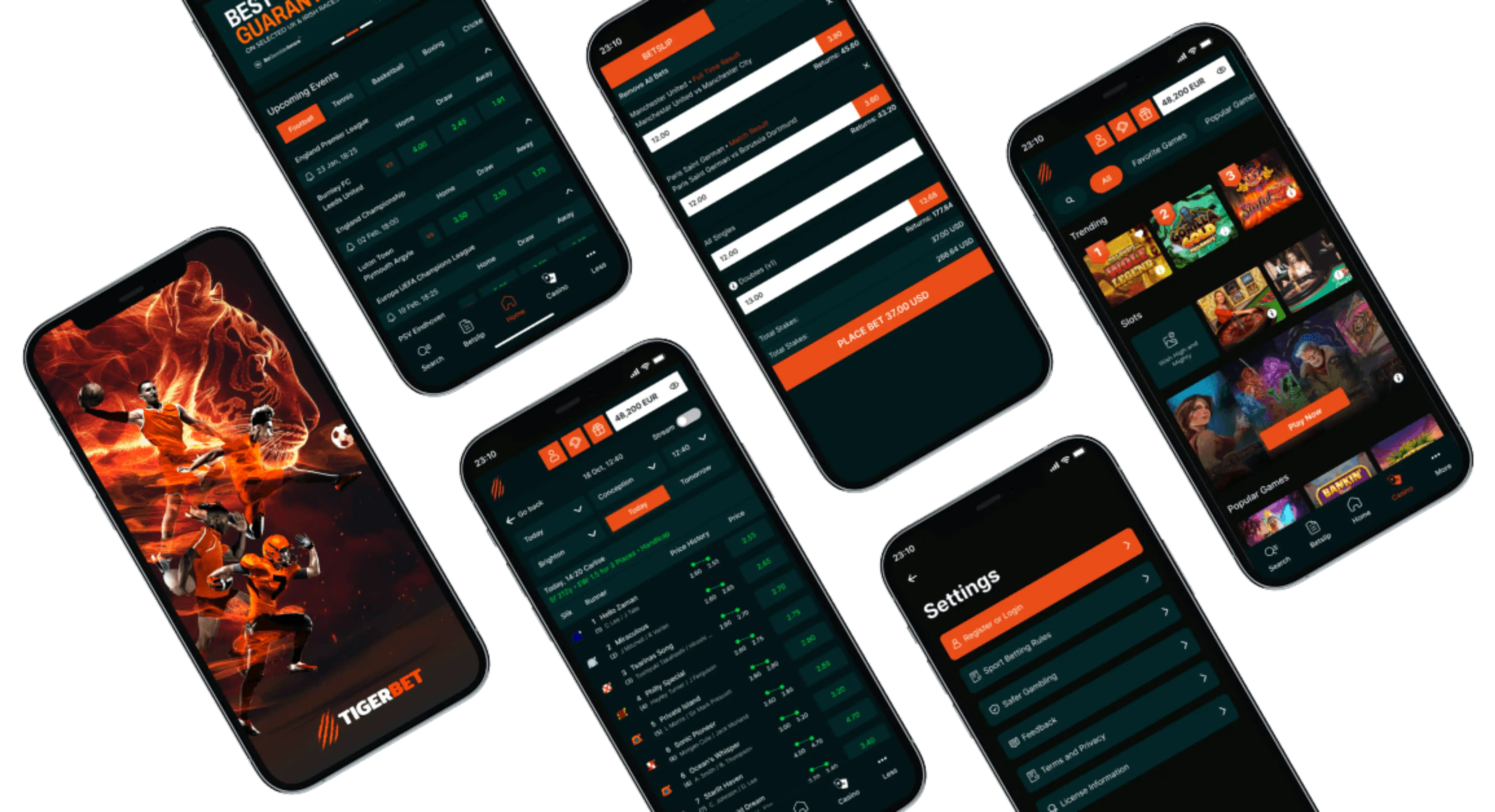 TigerBet Casino App Screenshot